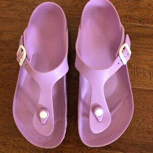 Birkenstock EVA Gizeh 39 8 8.5 FLAWS Pink Purple Orchid